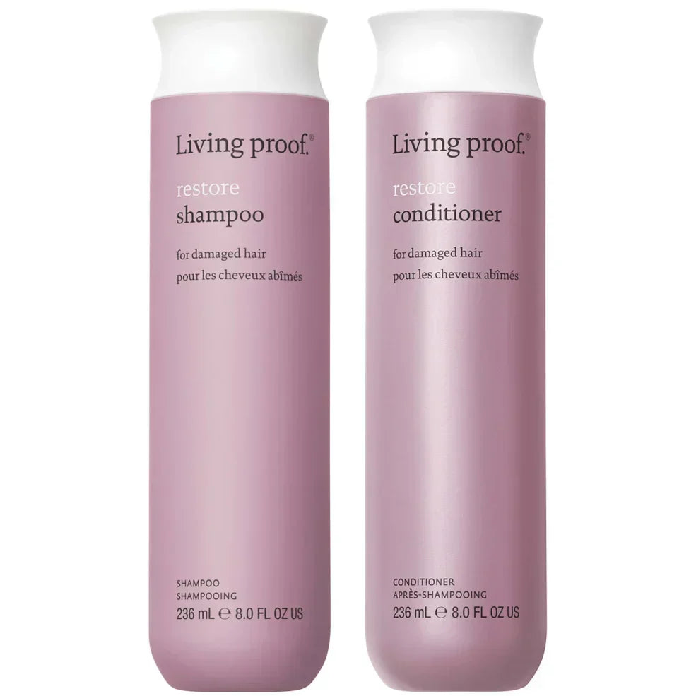 Living Proof Restore Shampoo and Condtioner Bundle for Damage Repair, Strengthening and Shine
