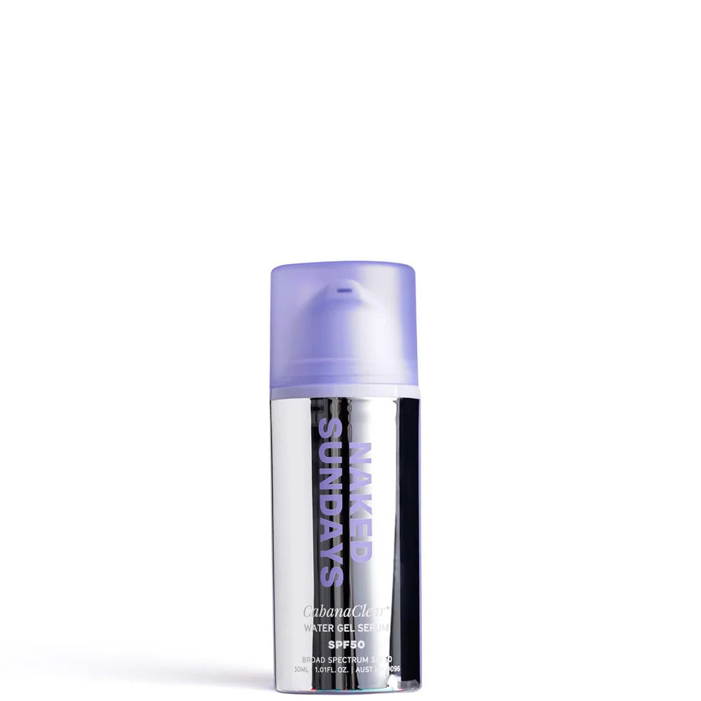Naked Sundays CabanaClear Water Gel Serum Sunscreen SPF50+ 30ml