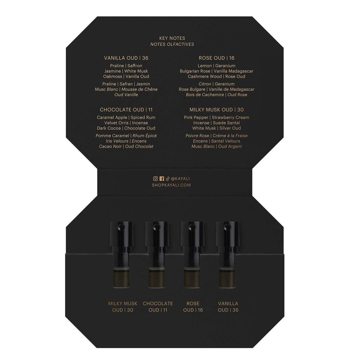 KAYALI Oudgasm Sampler Set 4 x 1.5ml