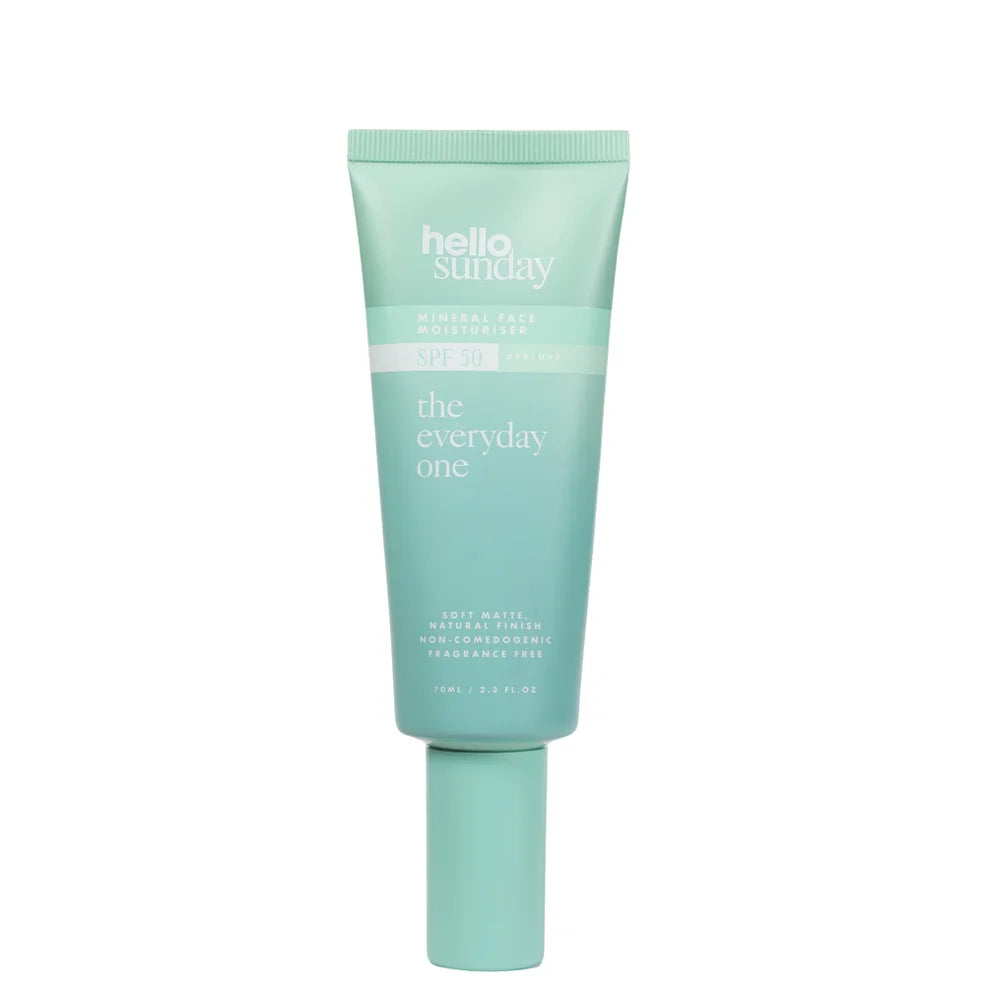 Hello Sunday The Everyday One Non-Nomodogenic Mineral Face Moisturiser SPF 50 70ml