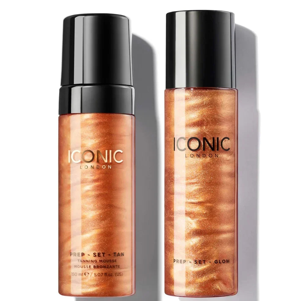 ICONIC London Prep Set Tan Mousse & Prep Set Glow Bundle - Glow