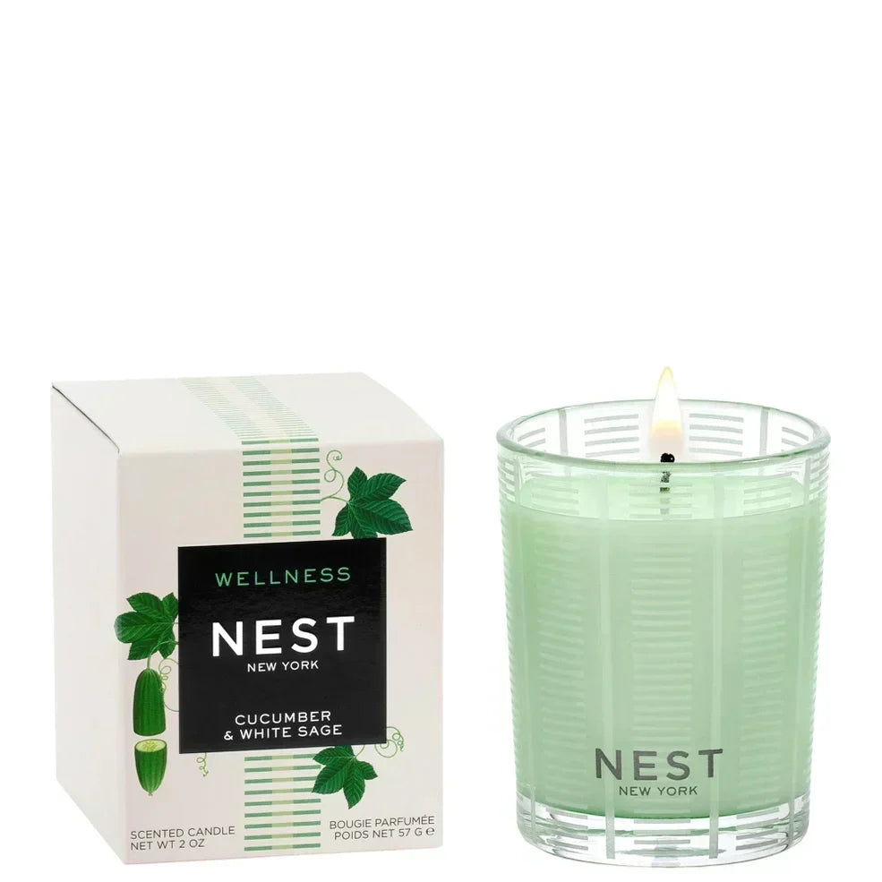 NEST New York Cucumber and White Sage Votive 57g