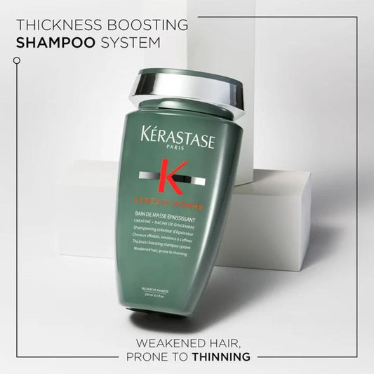 Genesis Homme Thickness Boosting Shampoo for Men by Kérastase