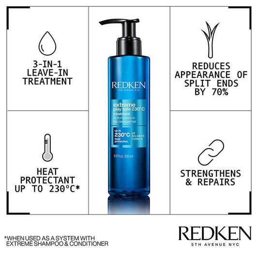 Extreme Play Safe 230 Heat Protectant Treatment by Redken