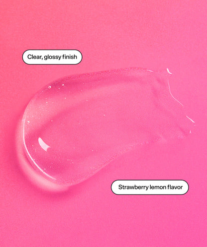 Talk Back Strawberry Lemon Lip Gloss by Bubble x Poppi