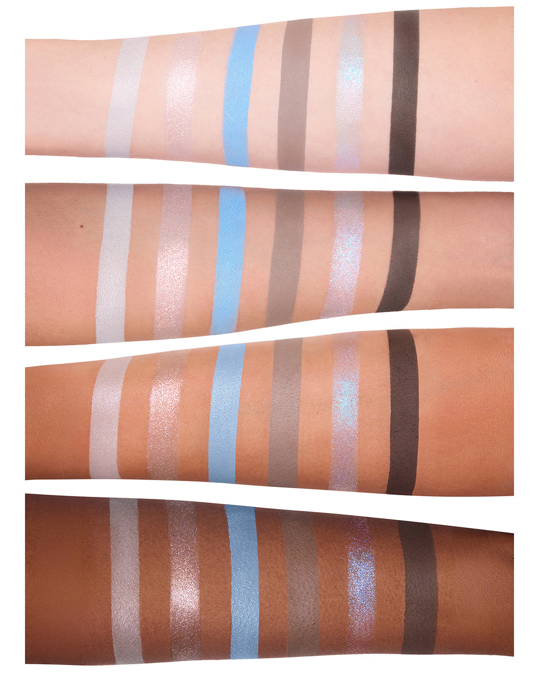 Snow Ballet Six-Color Satin Makeup Palette