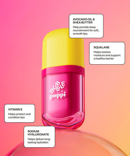 Talk Back Strawberry Lemon Lip Gloss by Bubble x Poppi