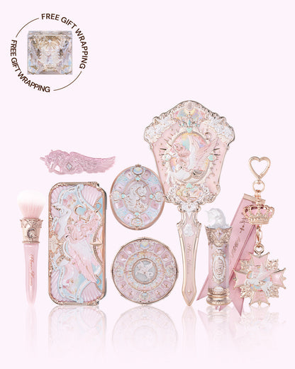 Flower Knows Knight Unicorn Treasure Chest Set A