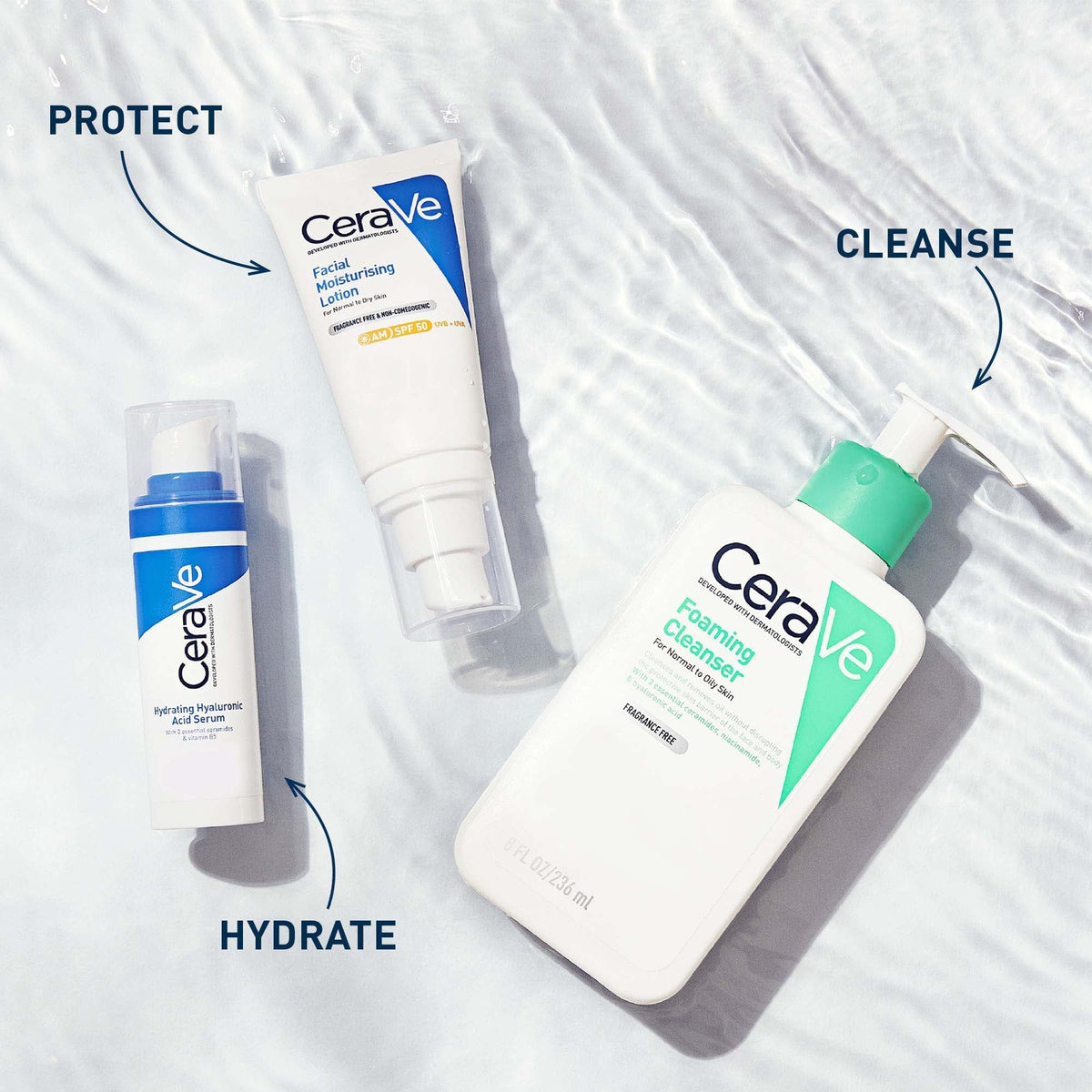 CeraVe Foaming Cleanser with Niacinamide for Normal to Oily Skin 236ml