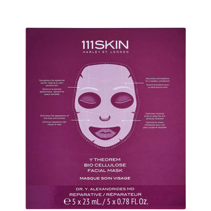 Y Theorem Bio Cellulose Facial Mask 5 Pack