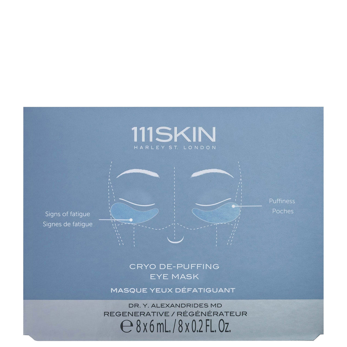 Cryo De-Puffing Eye Mask 8 Pack