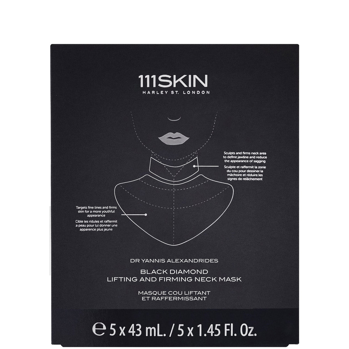 Black Diamond Lifting And Firming Neck Mask 5 Pack
