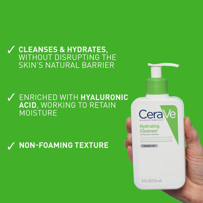 CeraVe Travel Size Hydrating Cleanser for Normal to Dry Skin 88ml
