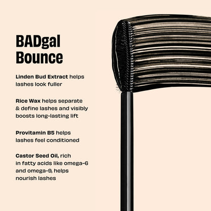 BADgal Bounce Pump'd Up Fluffier Volumising Mascara Brown 8.5g