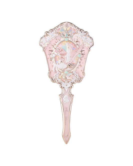 Flower Knows Knight Unicorn Hand Mirror Starlight Pink