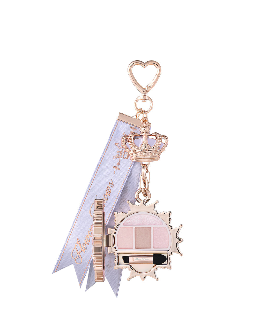 Flower Knows Knight Unicorn Eyeshadow Palette & Charm 01 Gilt Pink