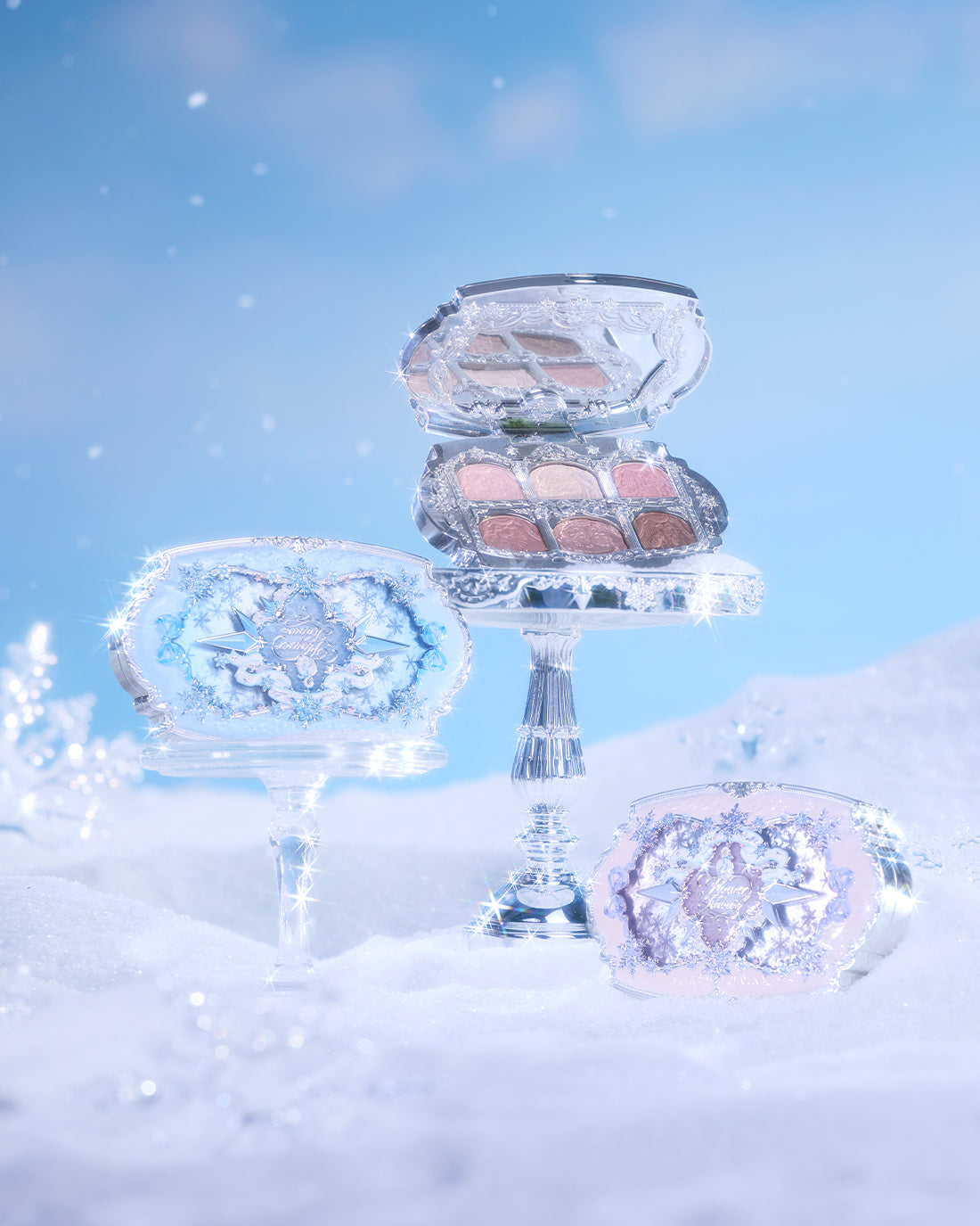 Snow Ballet Six-Color Satin Makeup Palette