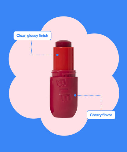 Cherry Picnic Lip Balm & Charm Set by Bubble Skincare