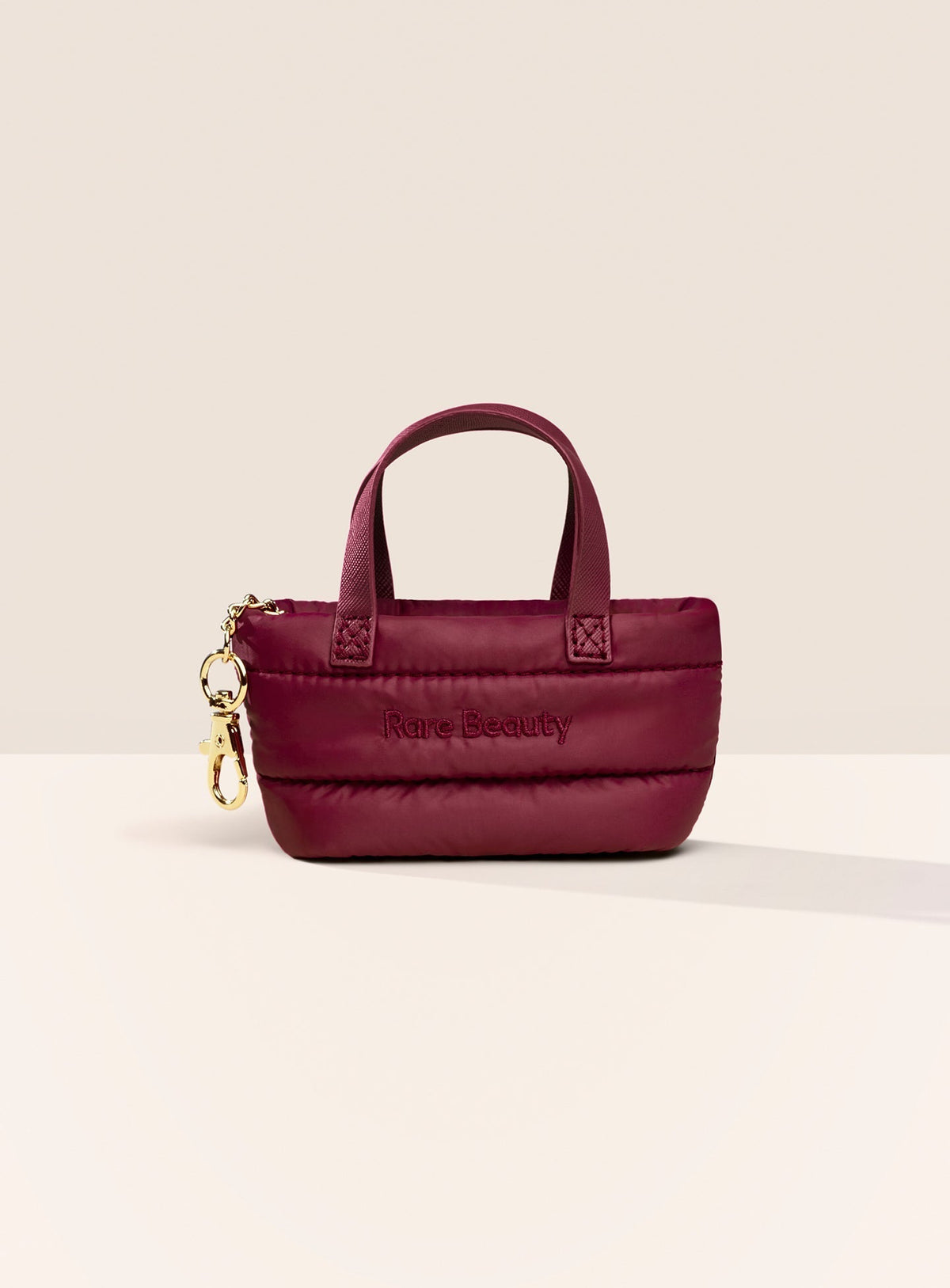 Mini Puffy Tote Keychain by Rare Beauty