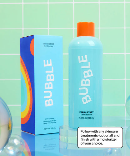 Fresh Start Gel Cleanser 4.2 Fl Oz by Bubble Skincare