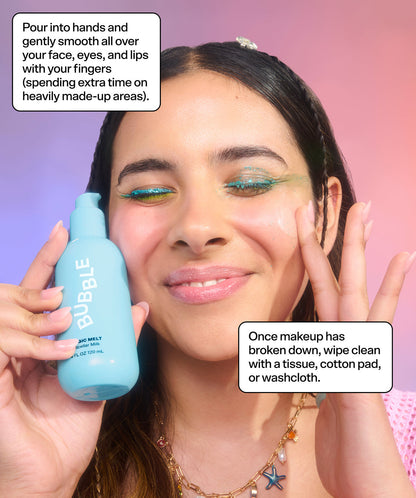 Magic Melt Micellar Makeup Remover 4.0 Fl Oz by Bubble Skincare