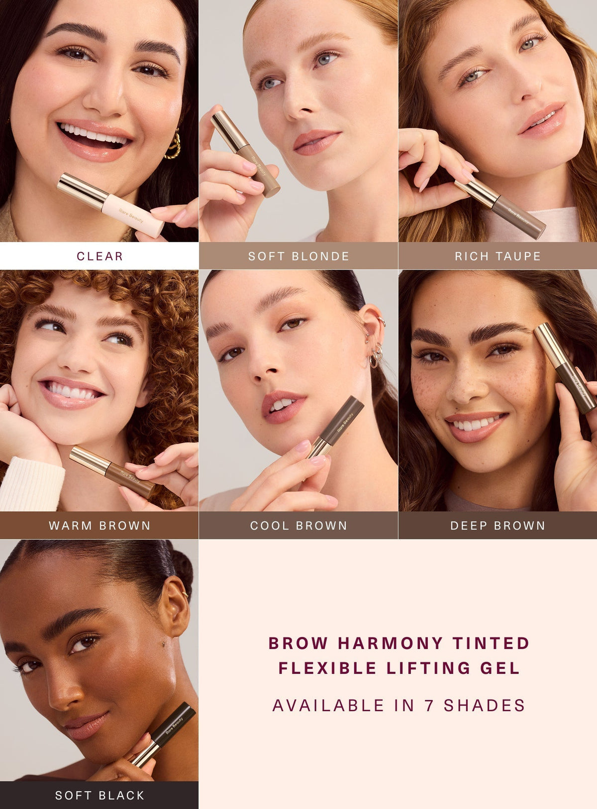 Brow Harmony Tinted Flexible Lifting Gel by Rare Beauty