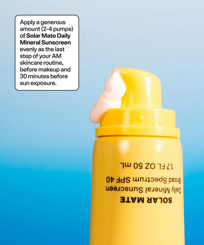 Solar Mate Mineral SPF 40 Sunscreen by Bubble Skincare