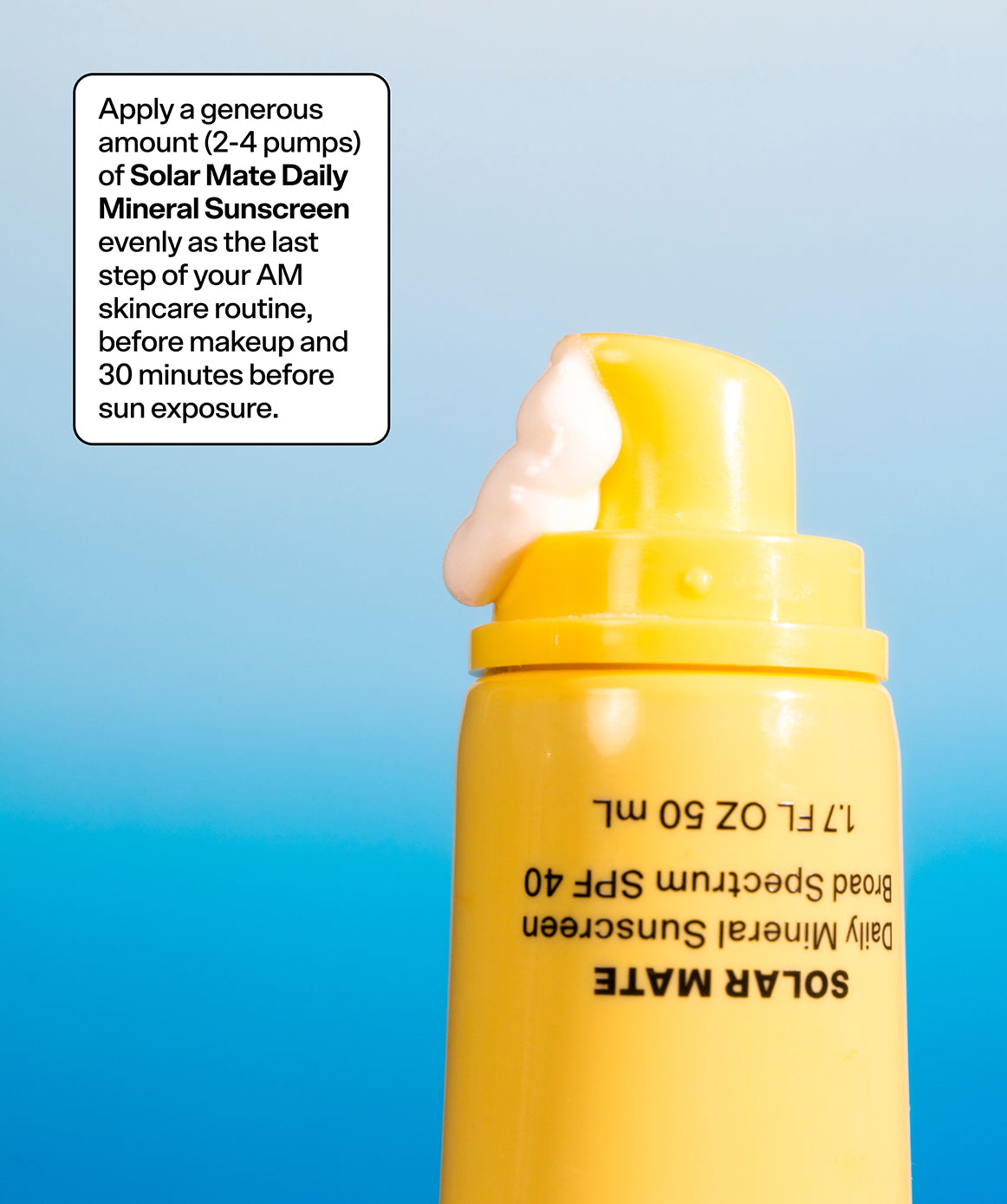 Solar Mate Sunscreen SPF 40 50ml by Bubble Skincare