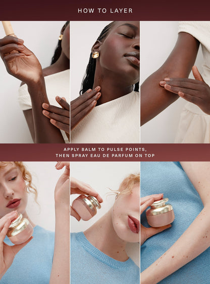 Fragrance Layering Balm Woody Oak by Rare Beauty