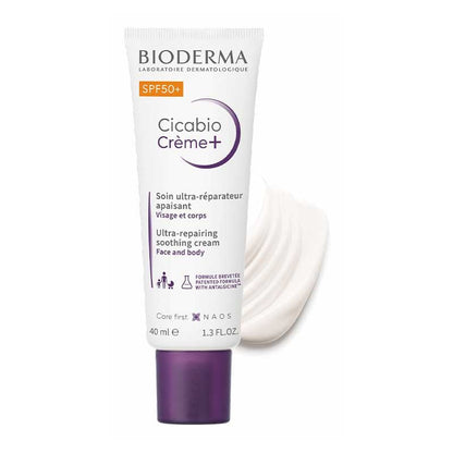 Cicabio Crème+ SPF 50+ Ultra-Repairing Soothing Cream by Bioderma