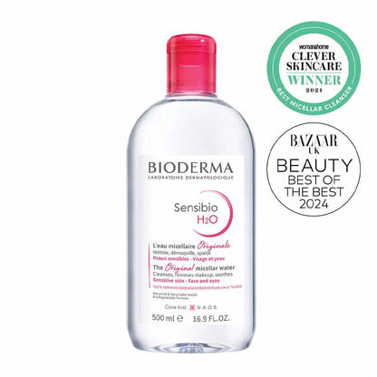 Sensibio H2O Make-up Removing Micelle Solution + FREE Cotton Pads by Bioderma