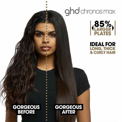Chronos Max Professional HD Motion-Responsive Wide Plate Hair Straightener by ghd