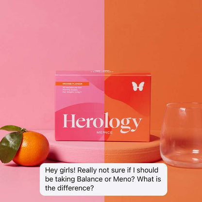 Meno Orange Flavour Supplement by Herology