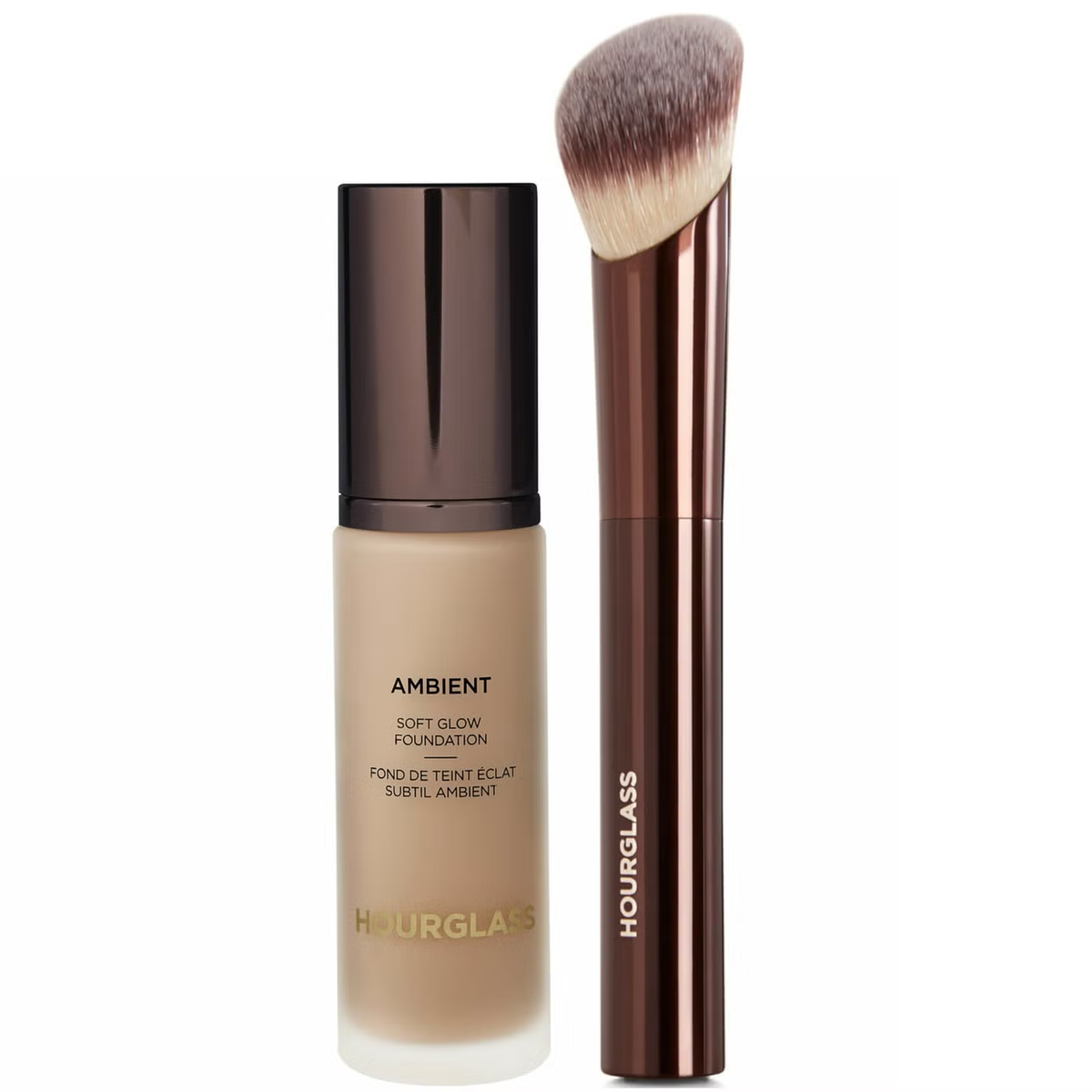 Hourglass Soft Glow Foundation and Soft Glow Foundation Brush Bundle 30ml (Various Shades)