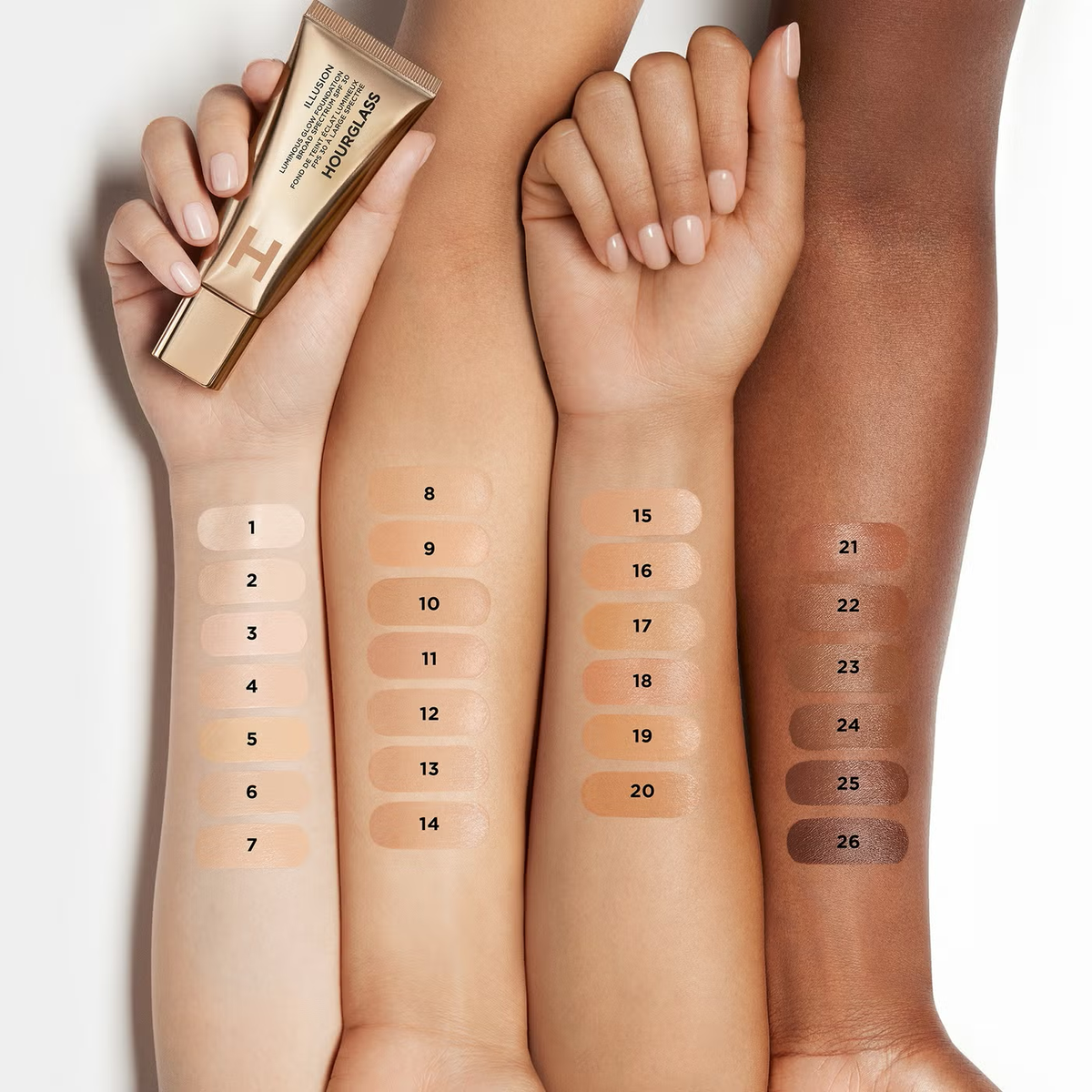 Hourglass Illusion Luminous Glow Foundation SPF 30 35ml (Various Shades)