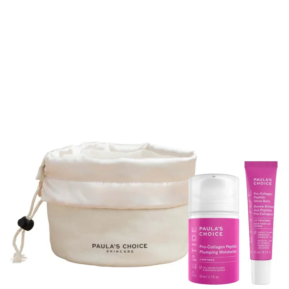 Peptides Gloss & Glow Bundle (Free Pouch)