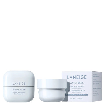 LANEIGE Water Bank Blue Hyaluronic Acid Gel Moisturiser 50ml + Refill 50ml Bundle