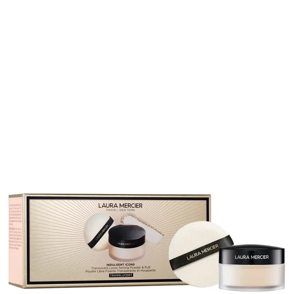 Laura Mercier -Indulgent Icons Translucent Loose Setting Powder + Puff - 23g