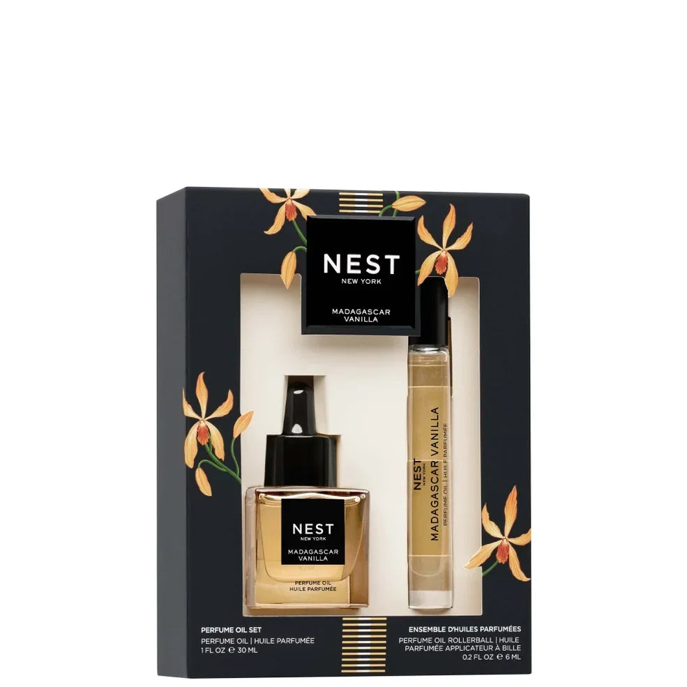 NEST New York 30ml + 6ml Madagascar Vanilla Perfume Oil IntlSet