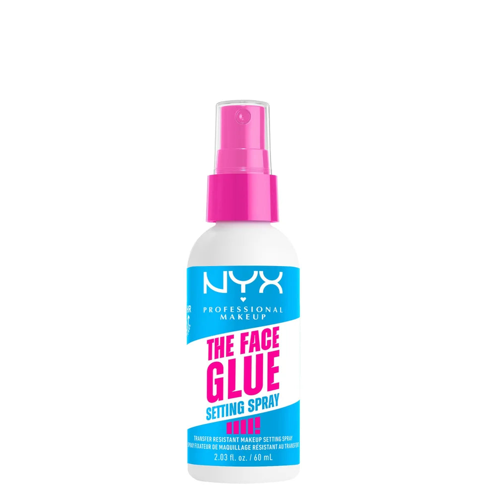 NYX Professional Makeup The Face Glue Setting Spray Up To 24 Hour Wear Transfer Resistant & Waterproof 60ml