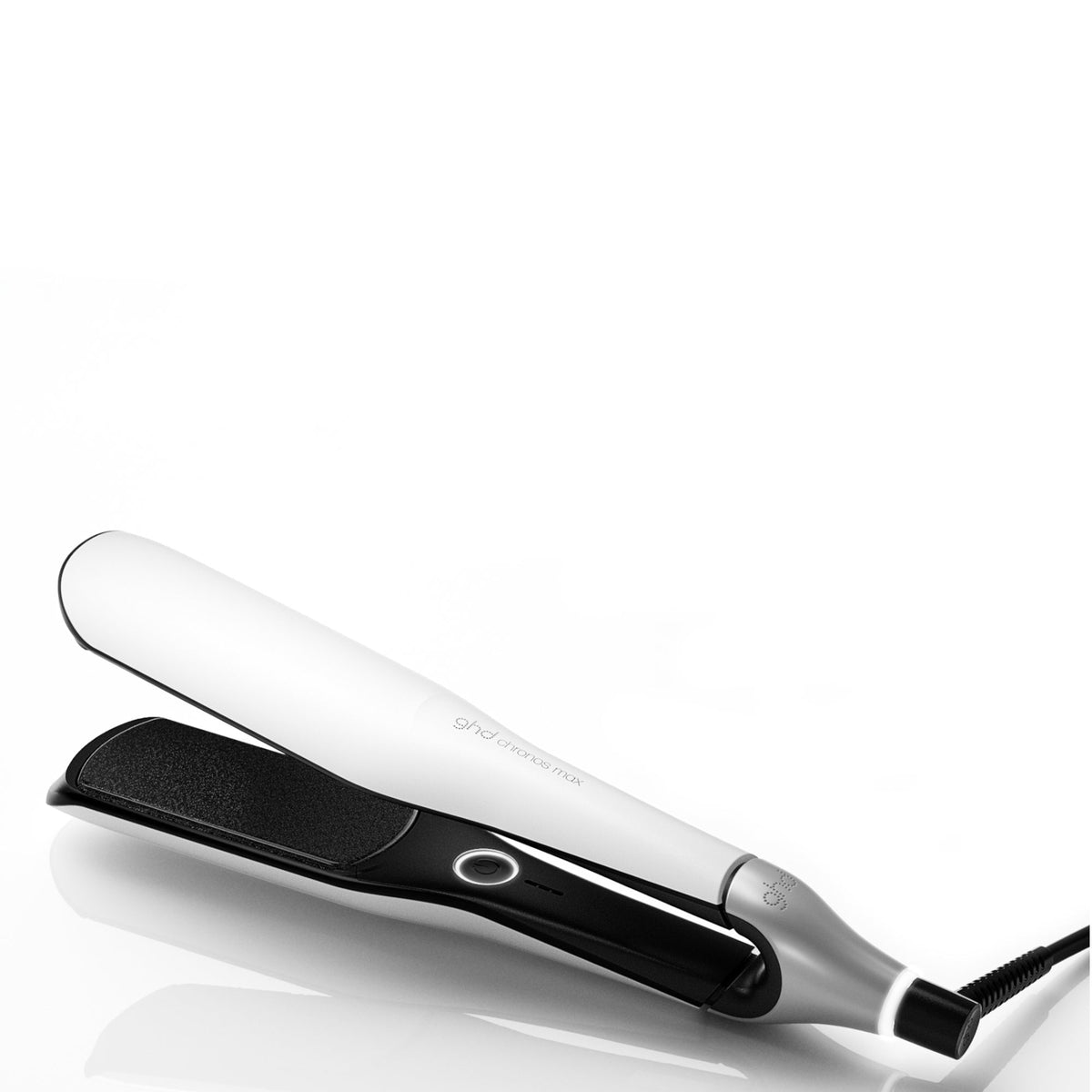 ghd Chronos Max Wide Plate Hair Straightener White