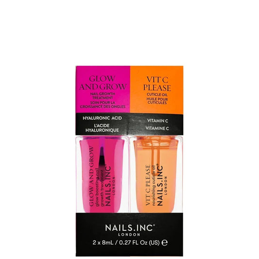 nails inc. Glow and Grow & Vit C Please Mini Nail Treatment Duo