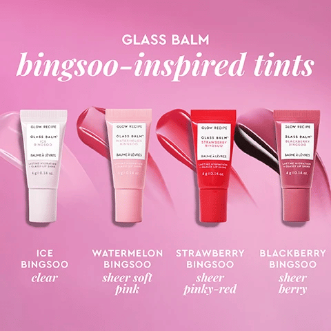 Glow Recipe Glass Balm Mini Lip Collection (Worth £30)