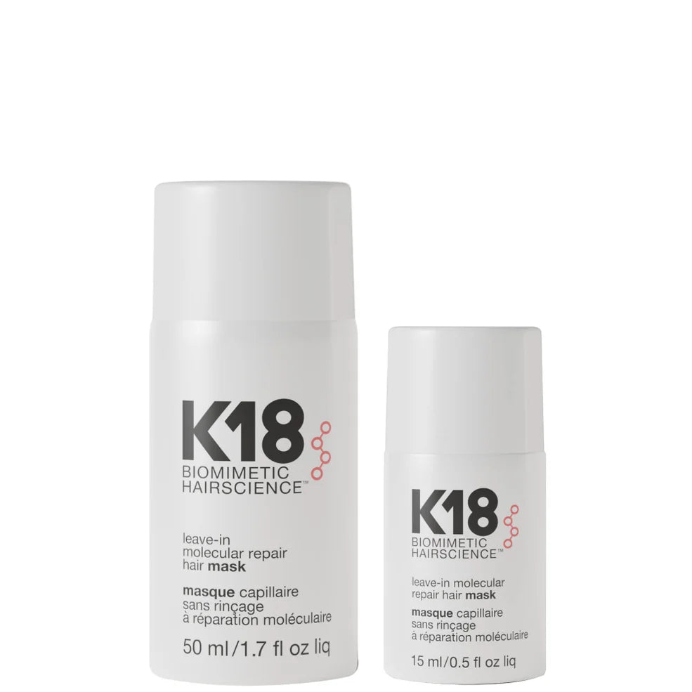 K18 Biomimetic Hairscience Molecular Mask Home & Away Bundle