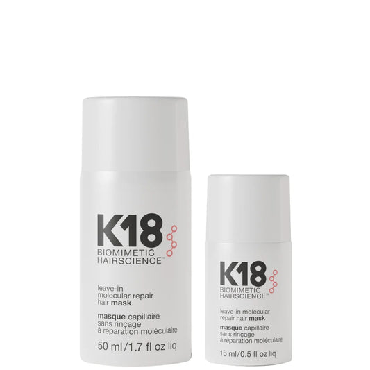 K18 Biomimetic Hairscience Molecular Mask Home & Away Bundle