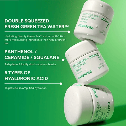 INNISFREE Green Tea Seed Hyaluronic Cream 50ml