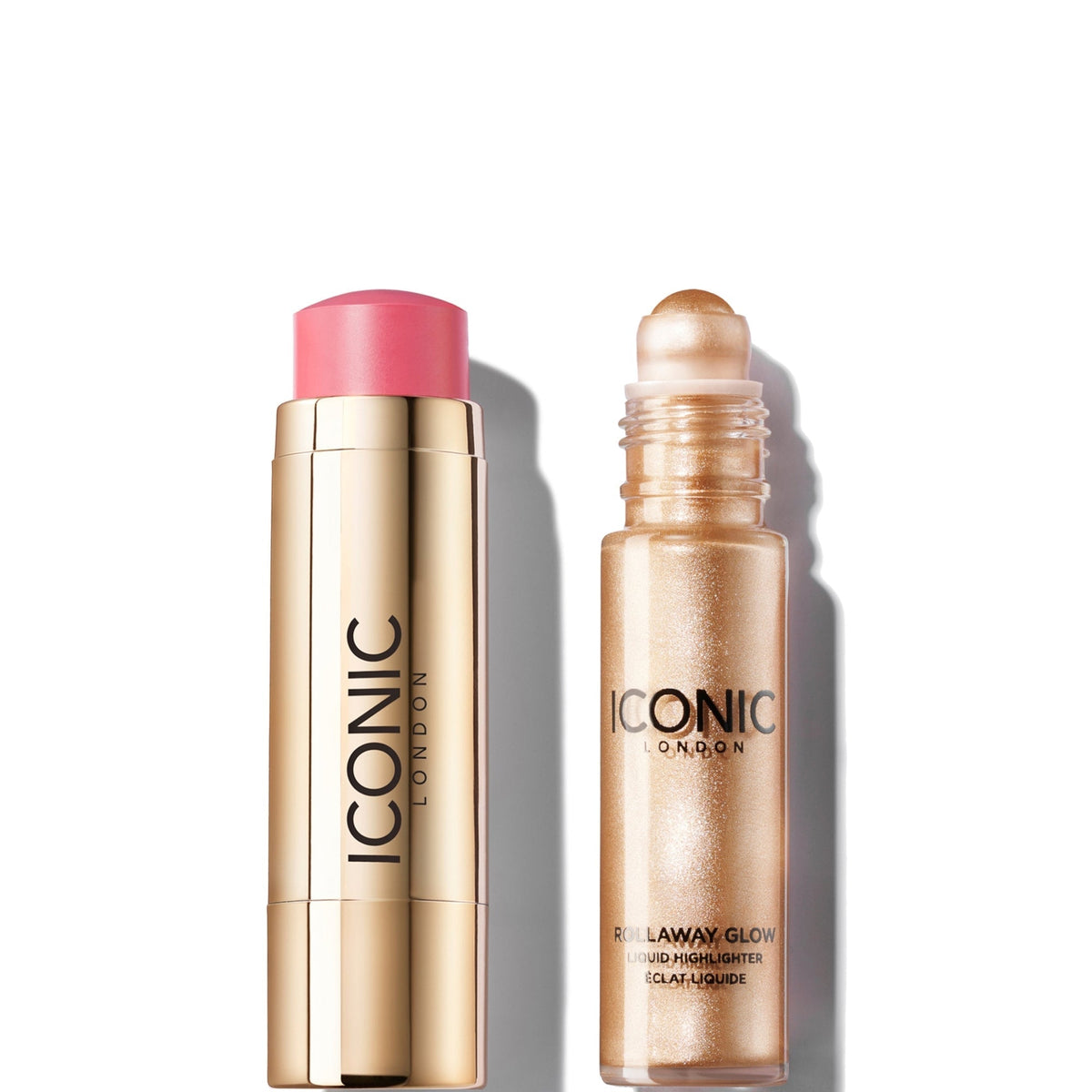 ICONIC London Blush Stick and Rollaway Glow V1 Bundle