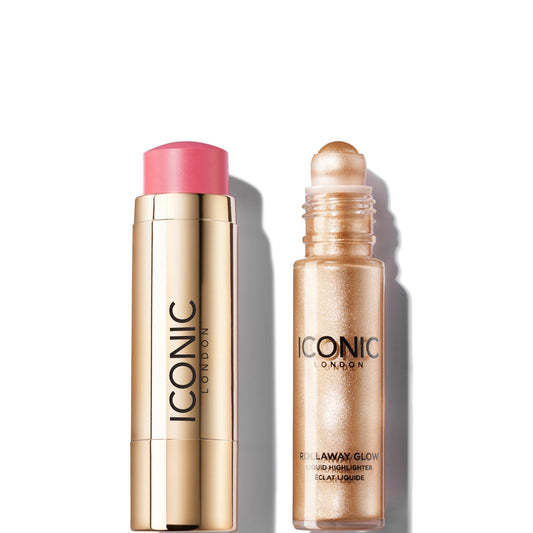 ICONIC London Blush Stick and Rollaway Glow V1 Bundle