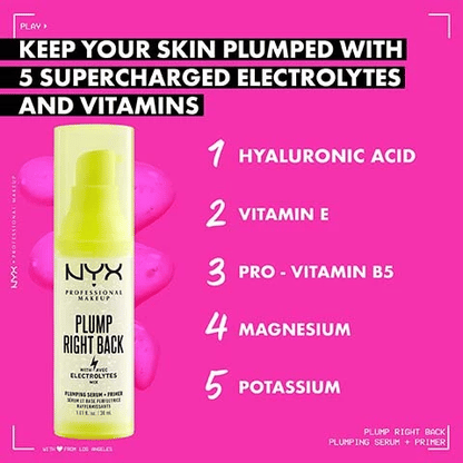 NYX Professional Makeup Plump Right Back Primer & Serum