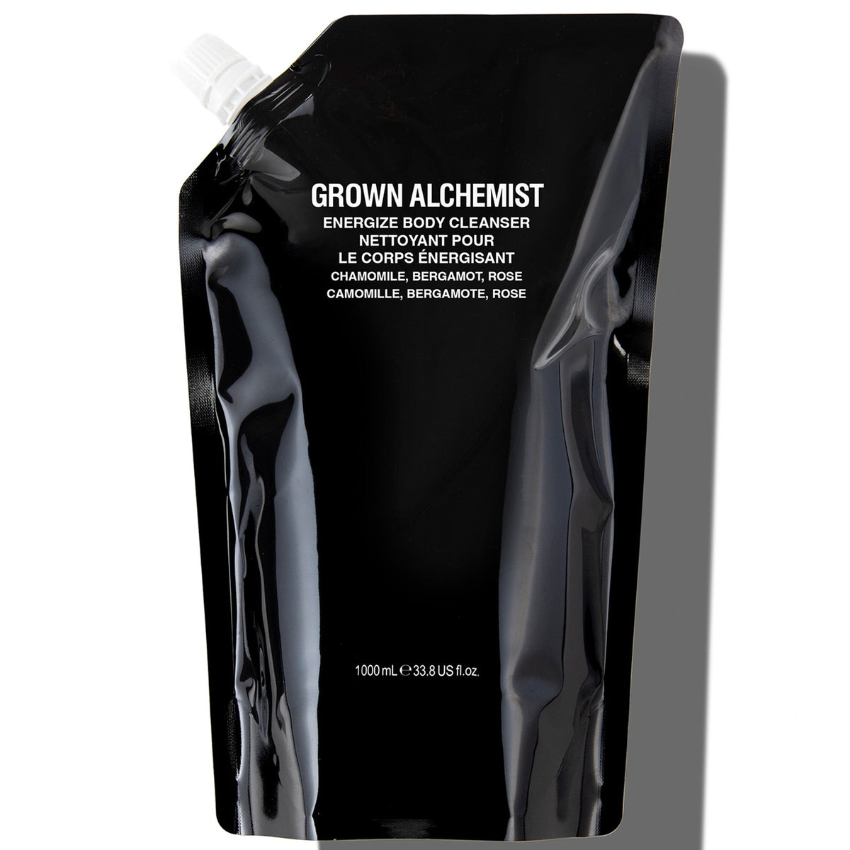 Grown Alchemist Energize Body Cleanser Chamomile, Bergamot + Rose 1L Refill Pouch